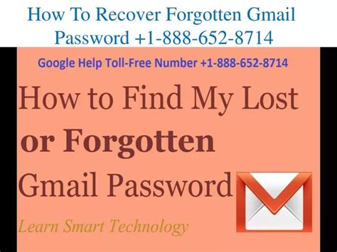 Ppt How To Recover Forgotten Password In Gmail Google Help