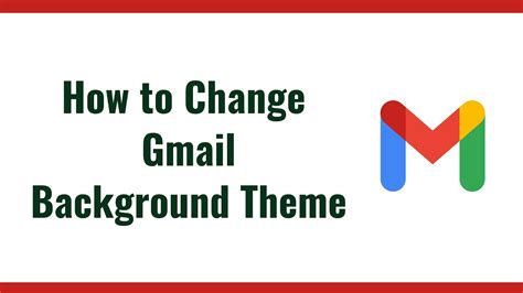 How To Change Your Gmail Background Theme Youtube
