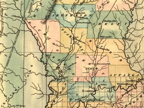 Fayette Co Al Early Alabama Maps