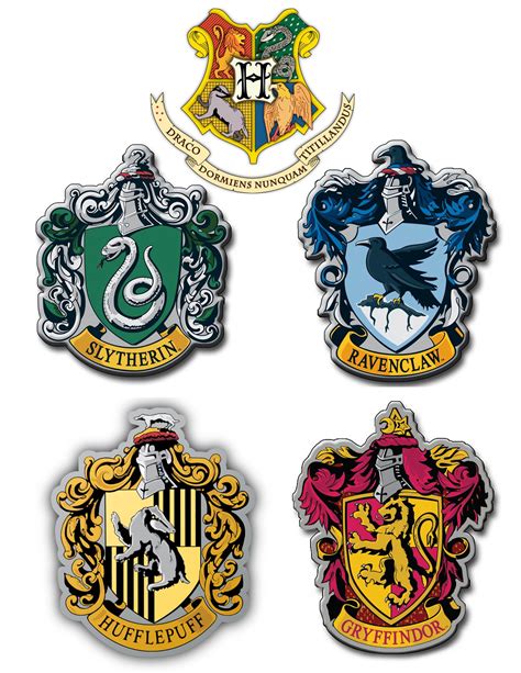 Comprehensive Hogwarts House Crests Printable Collins Blog