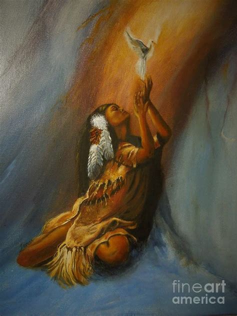 Ascending Spirit Painting By Teresa Widdifield