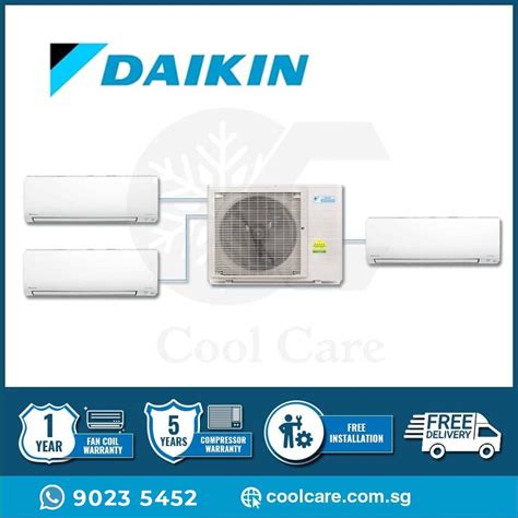 Daikin Aircon System 3 MKS65TVMG CTKS25TVMG X 2 CTKS50TVMG Free