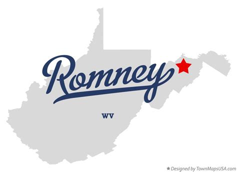 Map Of Romney Wv West Virginia