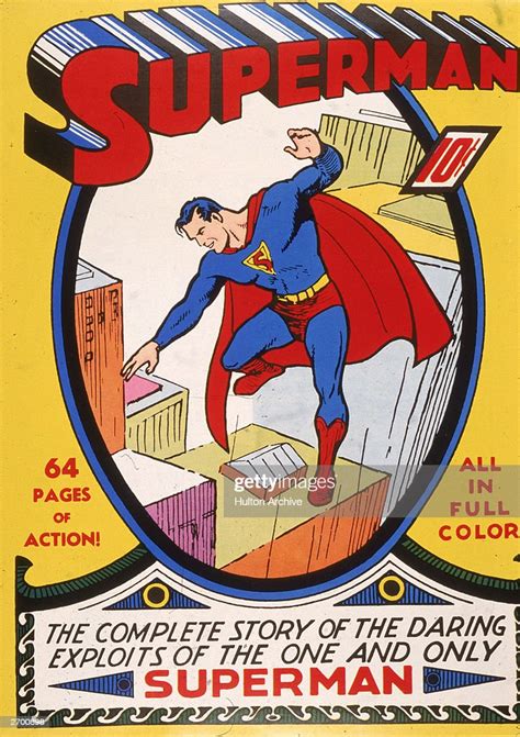 Cover Art For The Superman Comic Book 1930s News Photo Getty Images