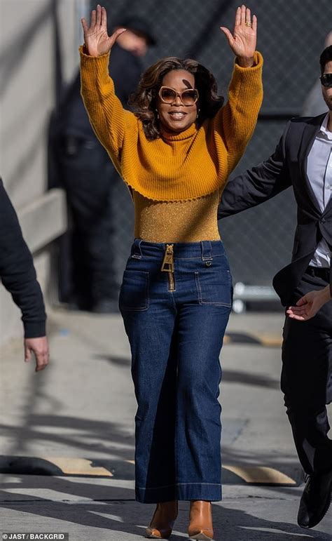 Oprah Winfrey Shows Off Slimmed Down Waistline In Skintight Top As She