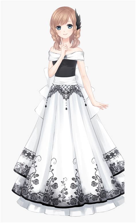 Anime Female Dress Download 1600x2560 Anime Girl Light Colors White