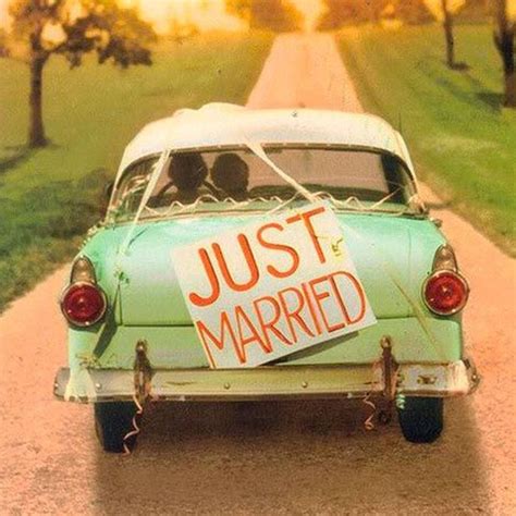 Pin By Sharon Karmel Maidani On Cars Just Married Sign Just Married