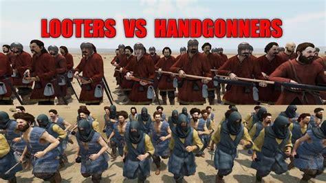 Looters Vs Handgonners Mount Blade 2 Bannerlord YouTube