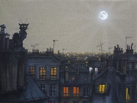 Daniel Worth Art Le Chat Noir