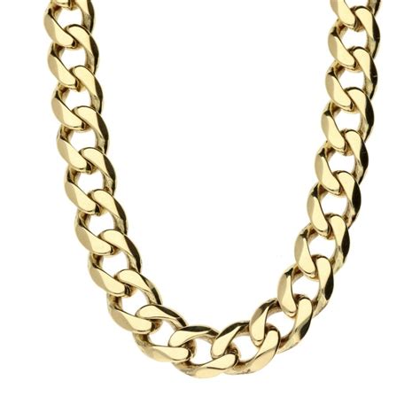 9ct Gold Heavy Curb Chain 26 Inch 1627g Miltons Diamonds