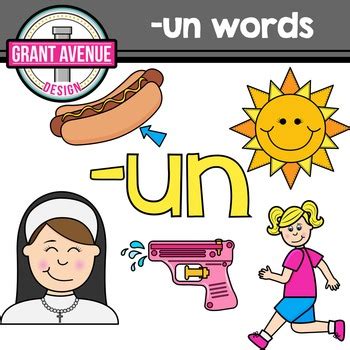 Download cute cartoon pictures and images for your device hd to 4k quality ready for commercial use no attribution required download for free! UN Word Family Clipart - CVC Clipart by Grant Avenue ...