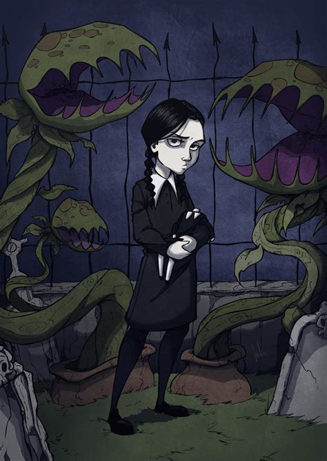 Wednesday Addams Color By Juliamadrigal On Deviantart