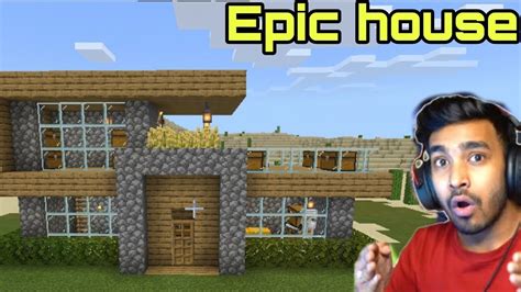 I Build Epic House In Minecraft Survival Ep 3 Youtube