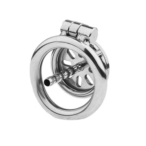 New Super Mini Cock Cage Stainless Steel Male Chastity Device Penis Plug Available Cock Rings