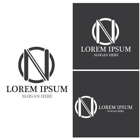 Premium Vector N Letter Logo Template