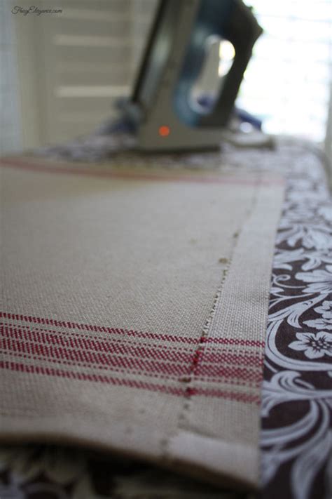 Easy No Sew Table Runner • Mabey She Made It