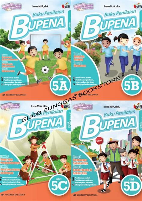 Bupena 5a 5b 5c 5d Revisi Erlangga Buku Soal Tematik Kelas 5 Sd K13n