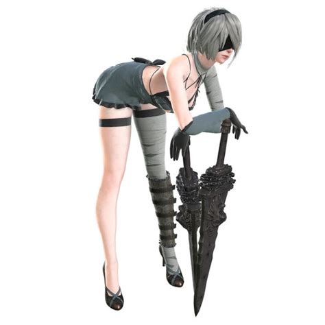 Nier Automata Dlc Featuring Sexy Kaine Outfit For 2b Is Now Available Alienware Arena