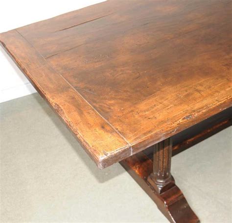 Beach wood table height 24 length 26. Large Italian Refectory Table Beach Wood Farmhouse Kitchen ...