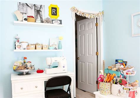 19 Craft Rooms That Have It All Figured Out Shabby Chic Craft Room