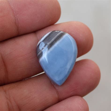 Fabulous Natural Blue Opal Gemstone Cabochonblue Opal Etsy