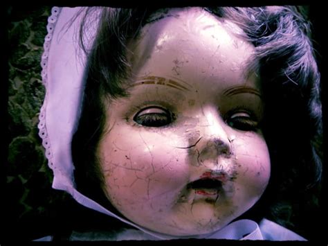 Creepy Cracked Doll Thomas W P Slatin