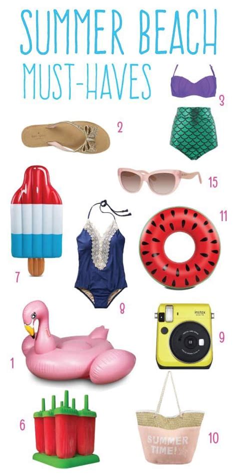 15 Summer Must Have Beach Essentials Summer Fashion Beach Beach Essentials Summer Outfits