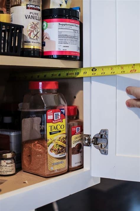 The Best Diy Hack For Organizing Spices In A Cabinet Joyful Derivatives