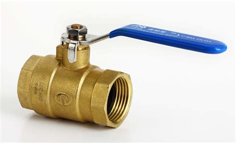 2 Npt Double Female Nickel Plated Locking Ball Valve Air And Hydraulic