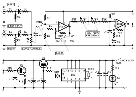 22watt Car Subwoofer Amplifier Circuit Diagram