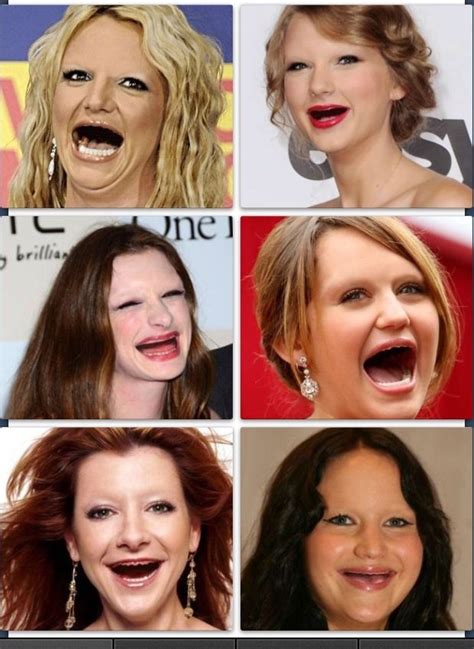 Celebrities Laughing With No Teeth And No Eyebrows Caitlyn Sweeney