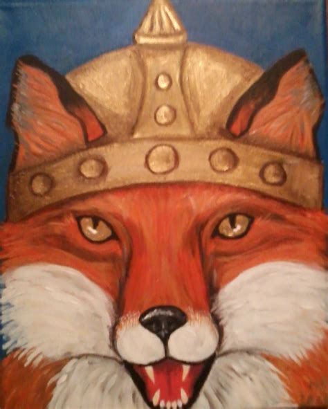 Viking Red Fox Painting Art Vikings