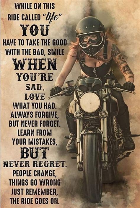 Bike Quotes Motorcycle Quotes Motorcycle Bike Biker Love Biker Girl Easy Rider Biker Chick