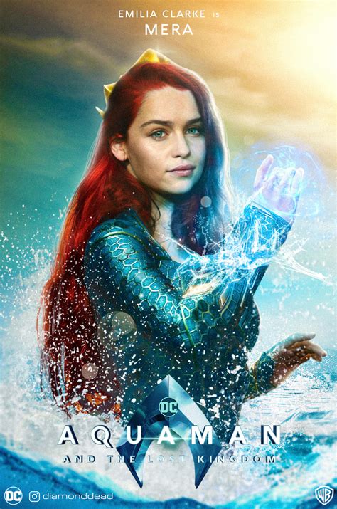 Emilia Clarke As Mera In Aquaman 2 By Diamonddead Art On Deviantart