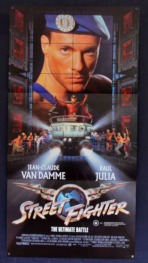 All About Movies Street Fighter Movie Poster Original Daybill 1994