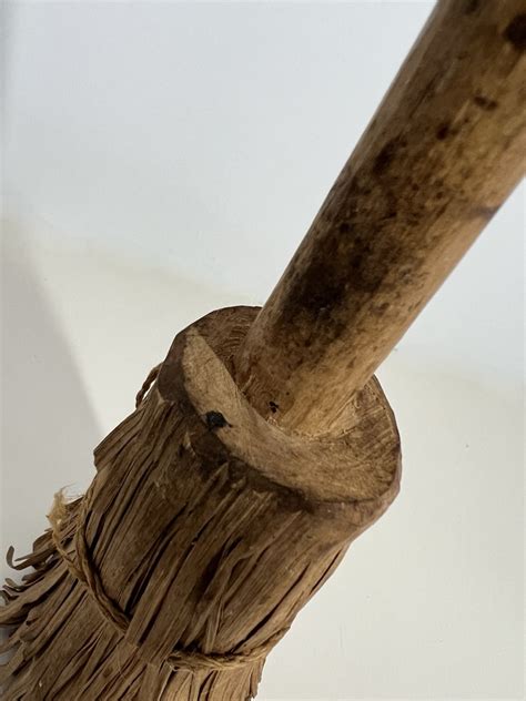 Early Th Century Short Shaved Broom Art Antiques Michigan