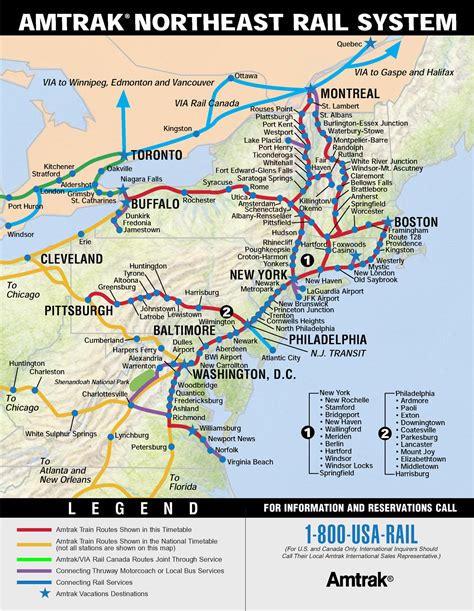Ny Amtrak Stations Map Amtrak East Coast Route Map Six0wllts