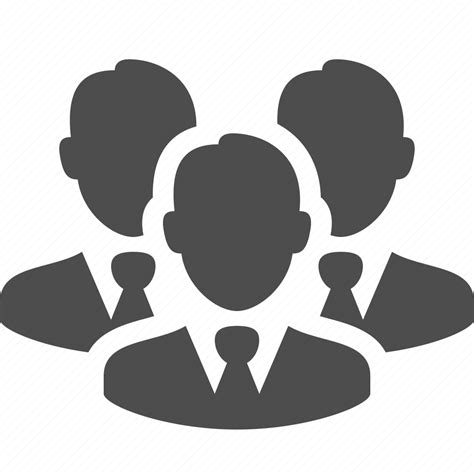 Businessman Businessmen Group Men People Team Users Icon