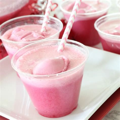 The Perfect Pink Sherbet Punch Recipe For Valentines Day Baby Shower