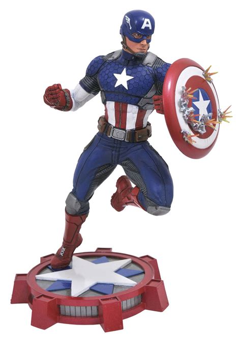 Captain America Statue Marvel Gallery Diamond Select 23 Cm Kingdom