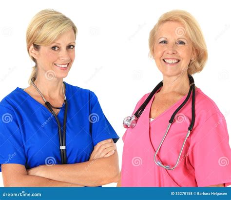 Two Female Nurses Stock Photo Image Of Kind Shot Pretty 33270158