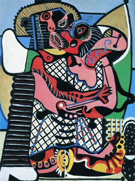 The Kiss Picasso Canvas Or Print Wall Art