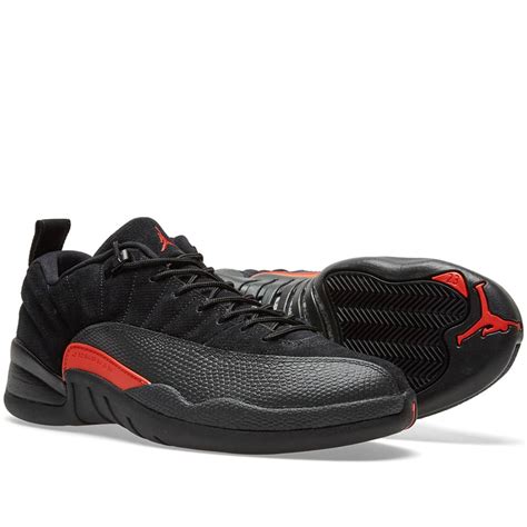 Nike Air Jordan 12 Retro Low Black Max Orange And Anthracite End Ca