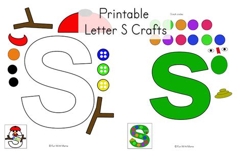 Printable Letter S Craft