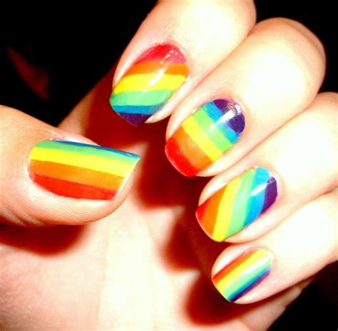 These Manicures Say Equality — And Nail Art — For All Rainbow Nail Art