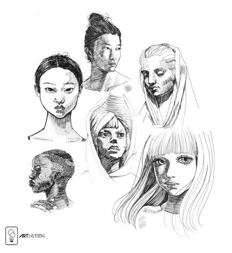 100 Heads Challenge 2 By Artvation On