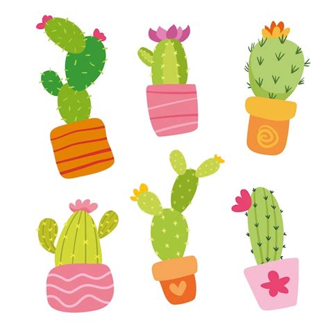 Download Coloured Cactus Collection For Free Cactus Print Cactus