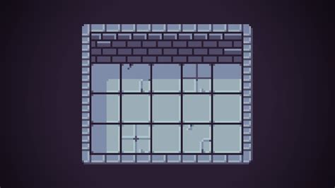 Simple 4 Color Dungeon Tileset 8x8 Pixels Pixel Art Games Pixel Images