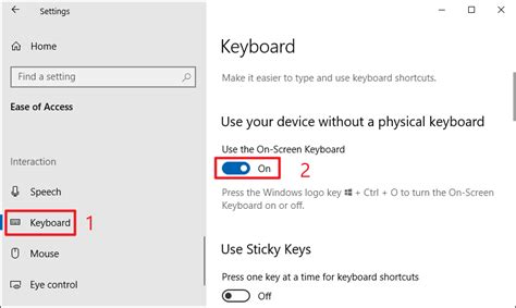 6 Ways To Turn On On Screen Keyboard In Windows 10