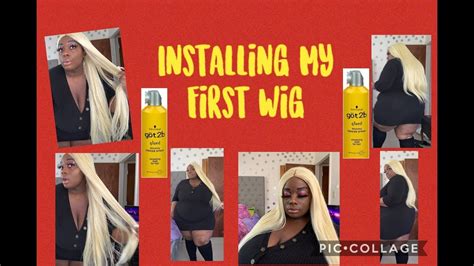 installing a lace frontal wig for the first time ever youtube